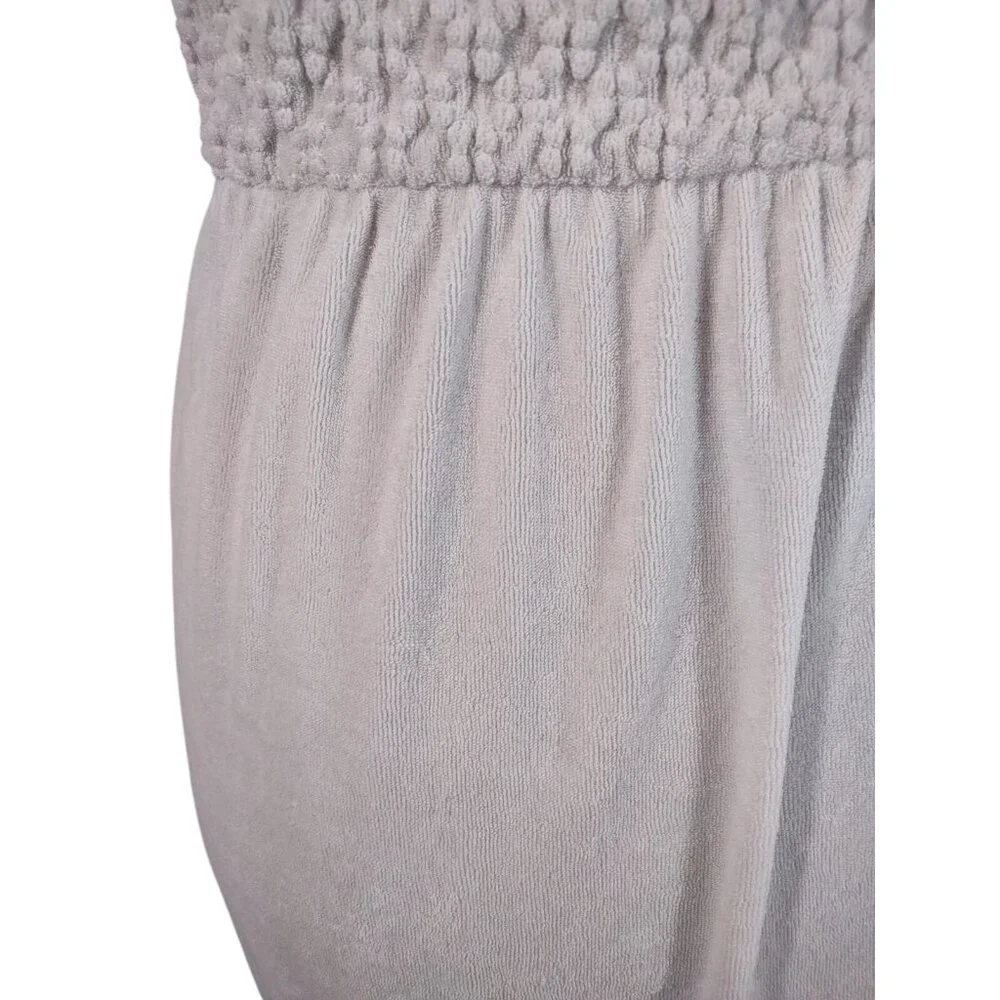 VTG Y2K Juicy Couture Baby Doll Dress Women’s White Terry Cloth Coverup Beachy - Picture 5 of 7